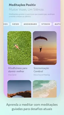 Positiv Meditação & Sono android App screenshot 9